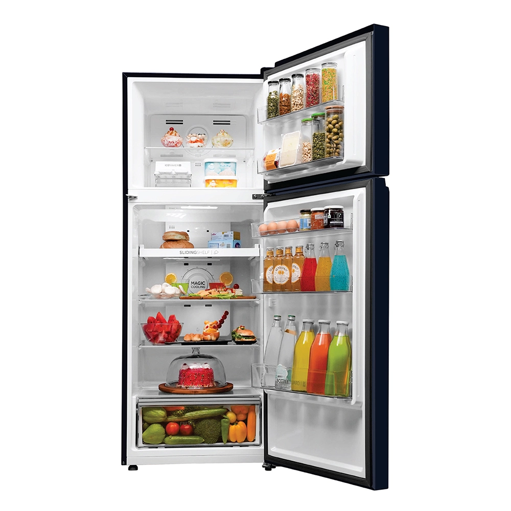 Haier 358L 3 Star Inverter Frost Free Double Door Top Mounted Refrigerator with Triple Inverter & Dual Fan Technology HRF-4083BGK-P